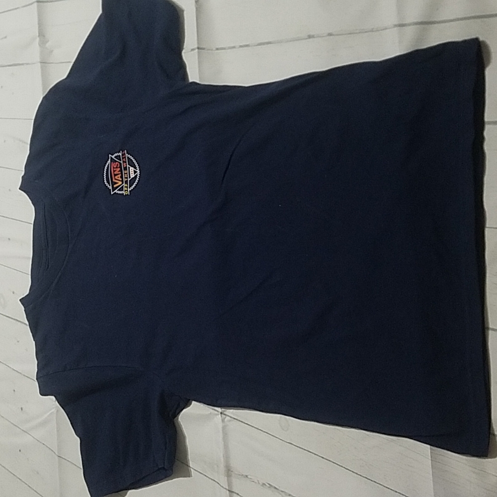 Girls large navy blue Van's tshirt